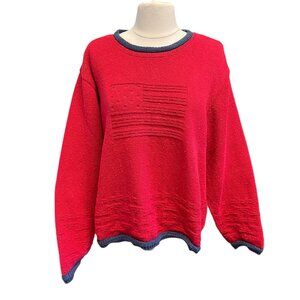 Vintage American Flag Sweater